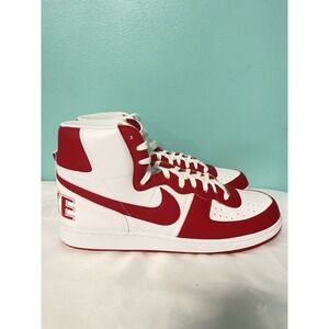 Nike Mens Terminator High Basketball Athletic Shoes White University Red Size 14